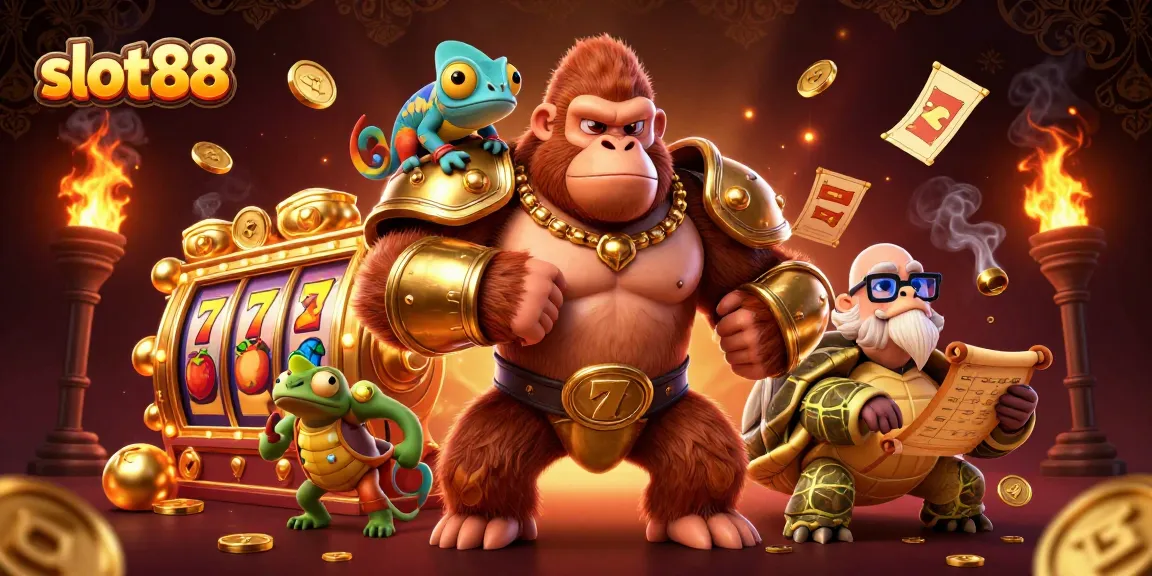 Spin the slot88 reels for exhilarating jackpots with our dynamic casino illustration.