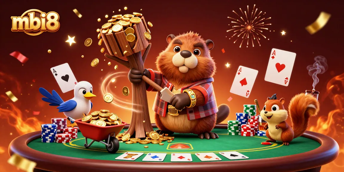 Engage in thrilling action at mbi8 with vibrant casino elements and animated characters showcasing a fun gambling scene.
