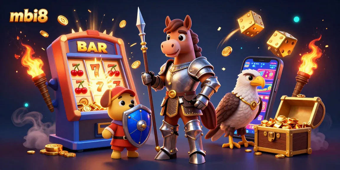 Experience exhilarating gaming excitement at mbi8, featuring medieval characters and bursting jackpots.